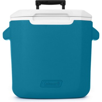 Coleman Chiller Cooler with Wheels - Turquoise, 28 qt