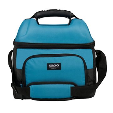 IGLOO Gripper Latitude Hard Top Cooler Bag, 22 Can - Modern Blue, 11'' x 9.75'' x 12.25''