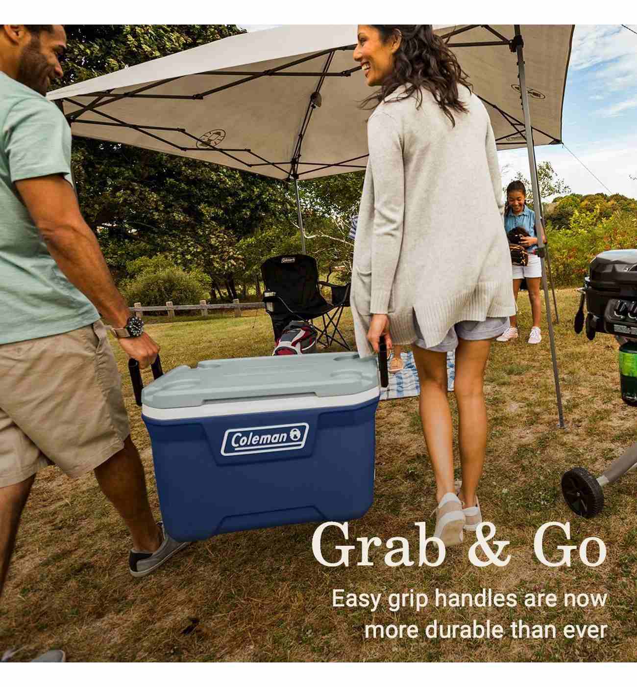 Coleman Classic Cooler Chest- Midnight Blue; image 3 of 4