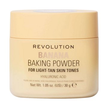 Makeup Revolution Banana Baking Powder - For Light-Tan Skin Tones