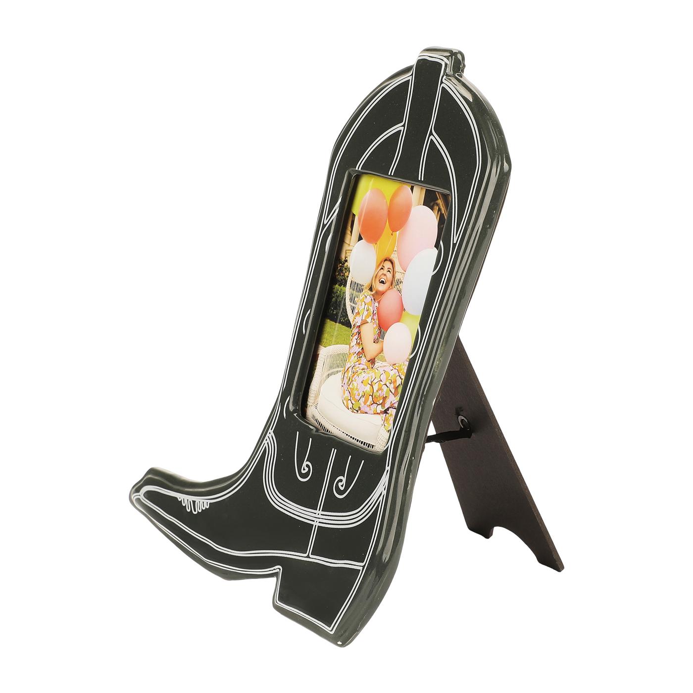 Packed Party Kickin’ It Cowboy Boot Picture Frame - Black - Shop ...