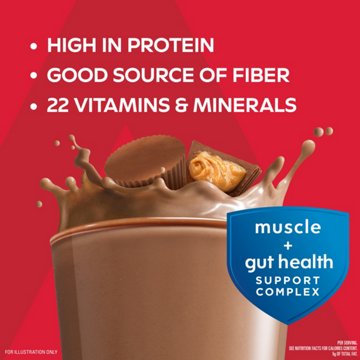 Atkins Strong 30g High Protein Nutritional Shake - Chocolate Peanut Butter, 4 pk