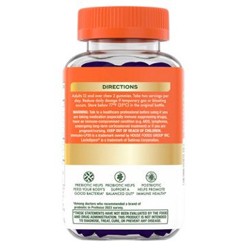Align Probiotic Gummies, 3-in-1 Biotic, Prebiotic + Probiotic + Postbiotic for Women, Blackberry Flavor