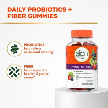 Align Probiotic Gummies, Probiotics + Fiber for Digestive Health