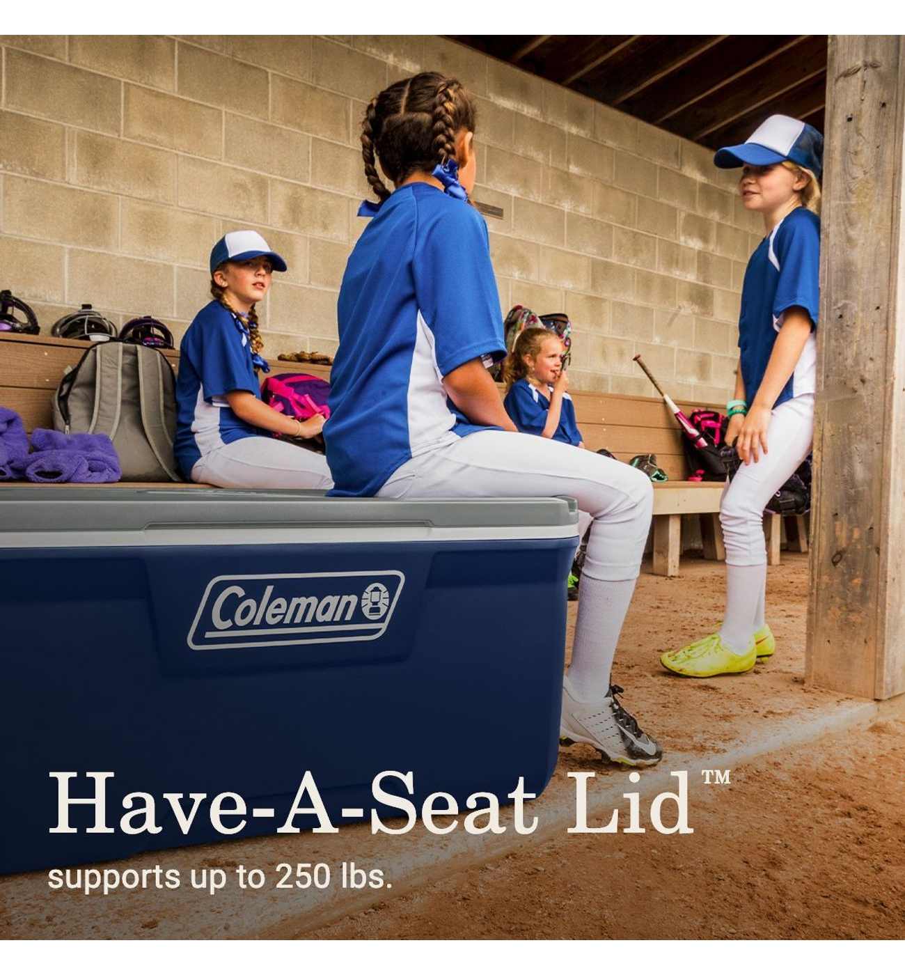 Coleman Classic Cooler Chest - Midnight Blue; image 2 of 2