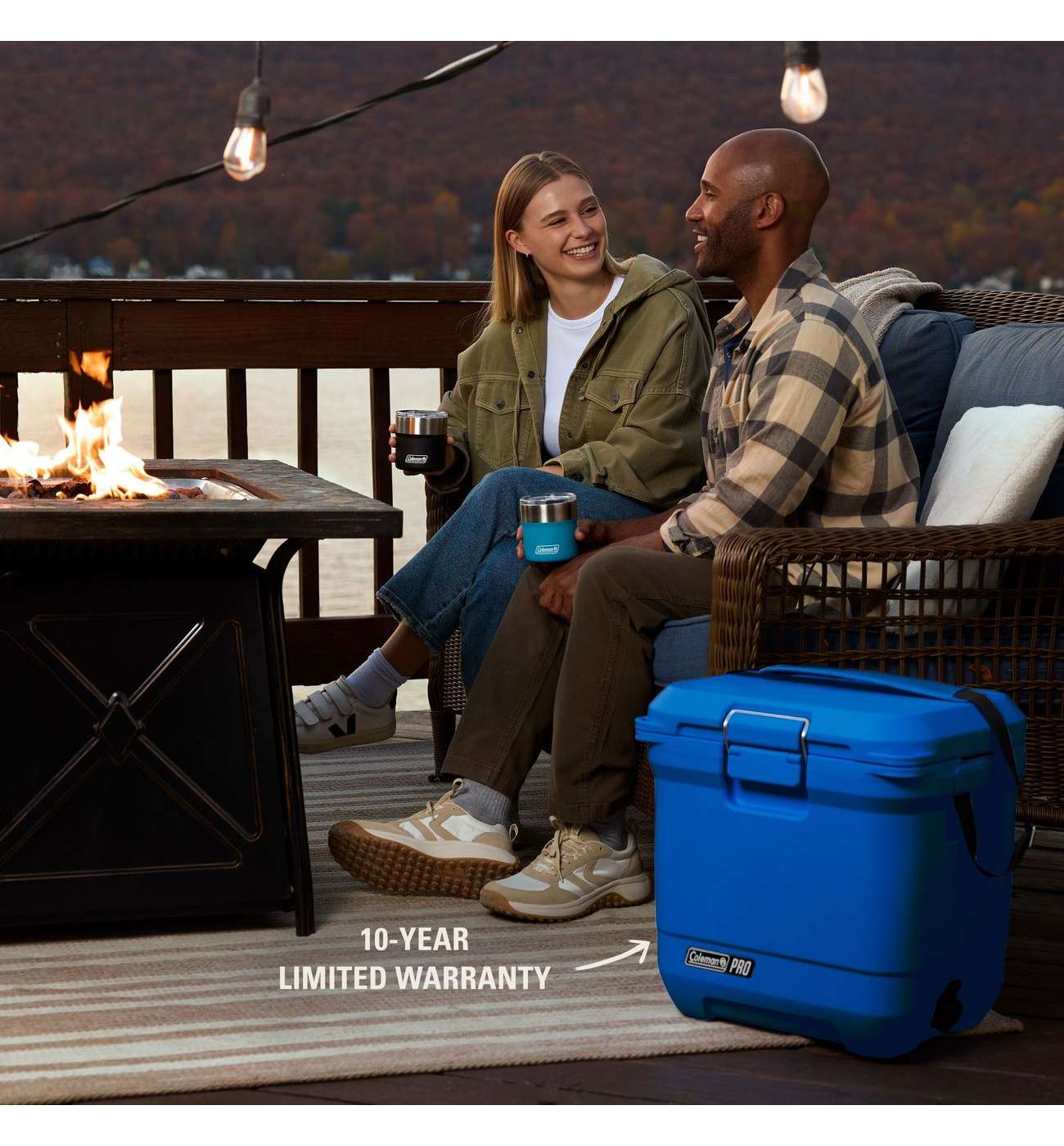 Coleman Pro Hard Cooler - Neptune Blue; image 2 of 5