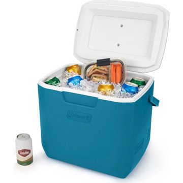 Coleman Chiller Cooler - Turquoise, 30 qt