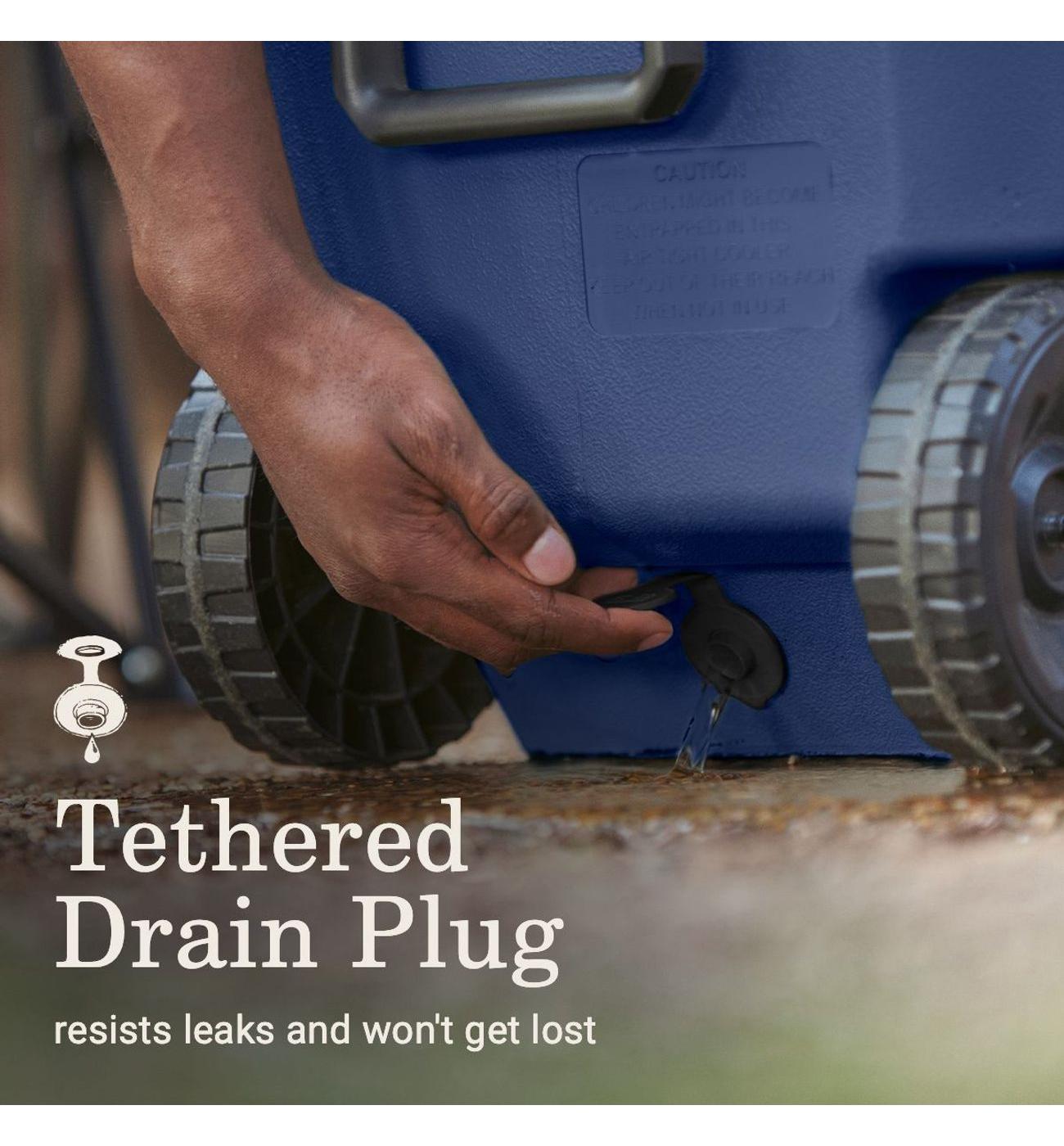 Coleman Classic Cooler with Wheels - Midnight Blue; image 2 of 5