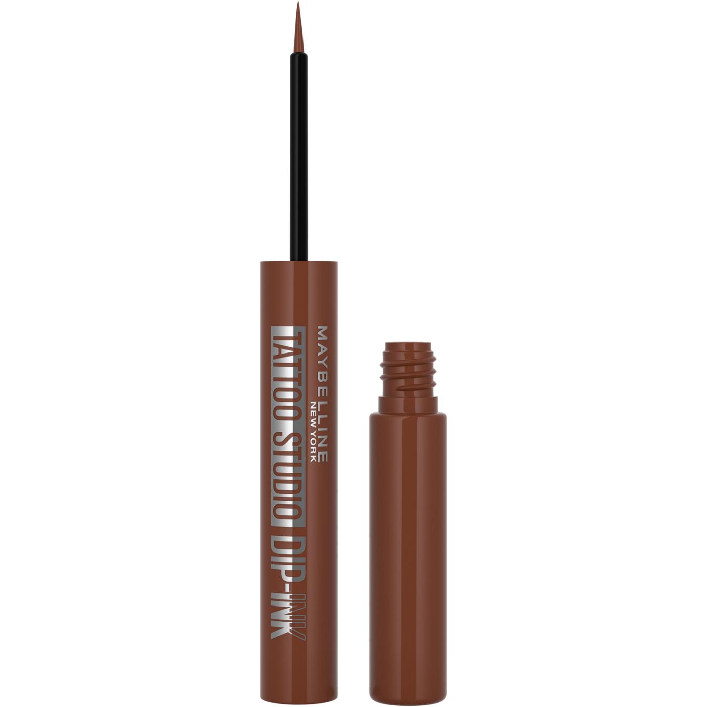 Maybelline Tattoo Studio Dip Ink Liquid Eyeliner - Brown Expression; image 1 of 2