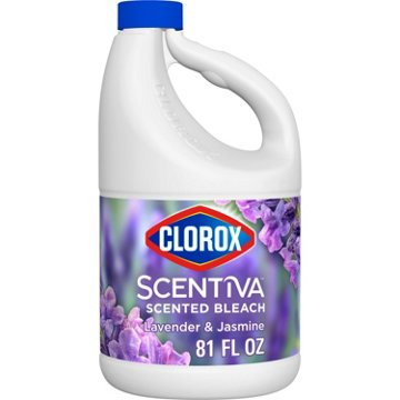 Clorox Scentiva Scented Bleach Liquid - Lavender & Jasmine, 81 oz
