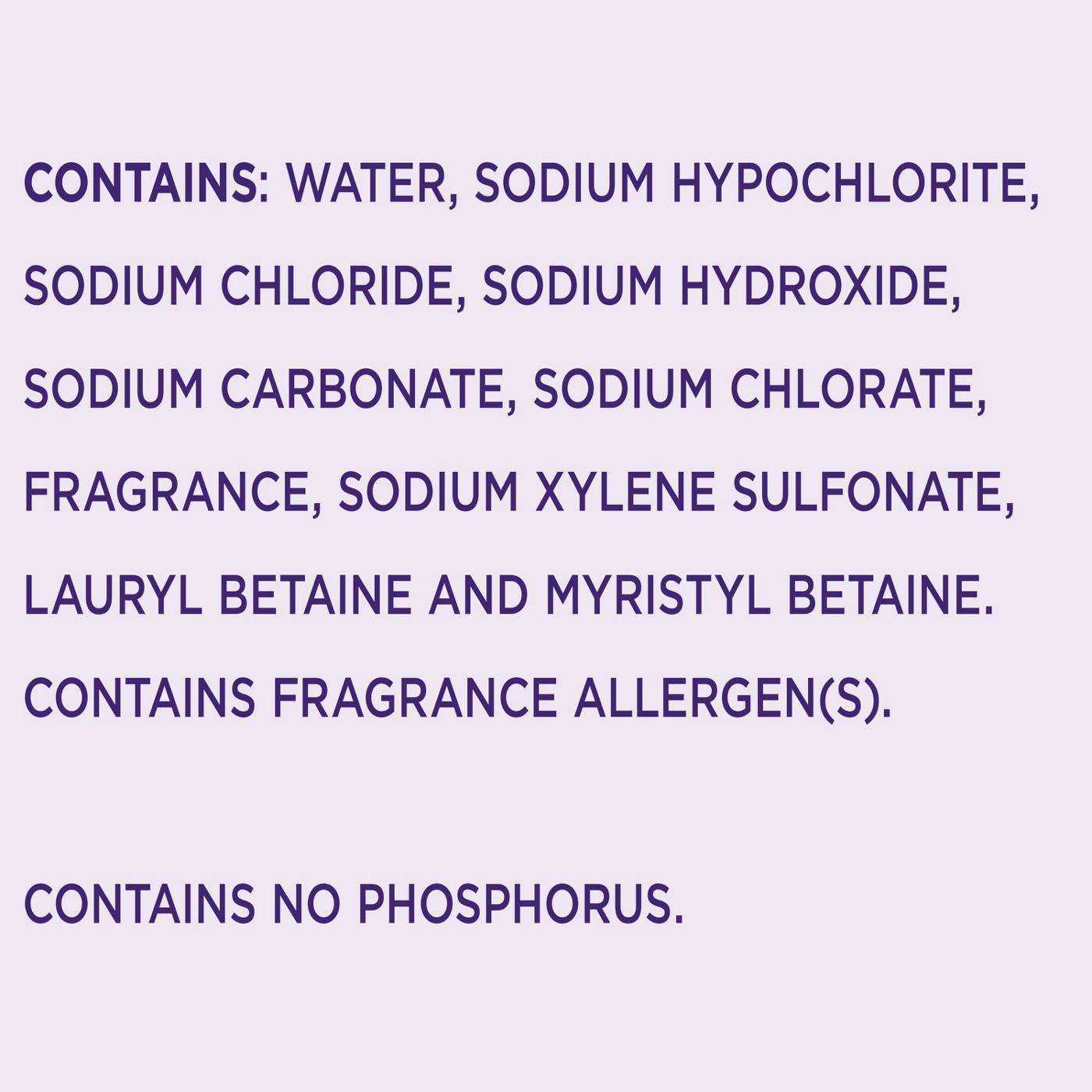 Clorox Scentiva Scented Bleach Liquid - Lavender & Jasmine; image 10 of 10