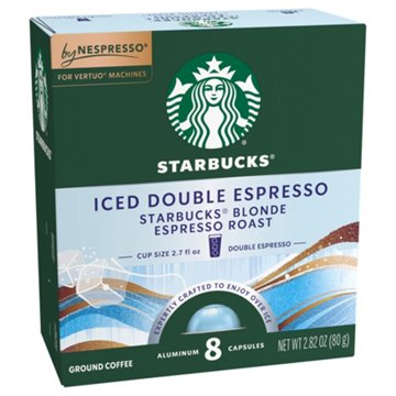 Starbucks  Iced Double Espresso Blonde Nespresso Vertuo Pods