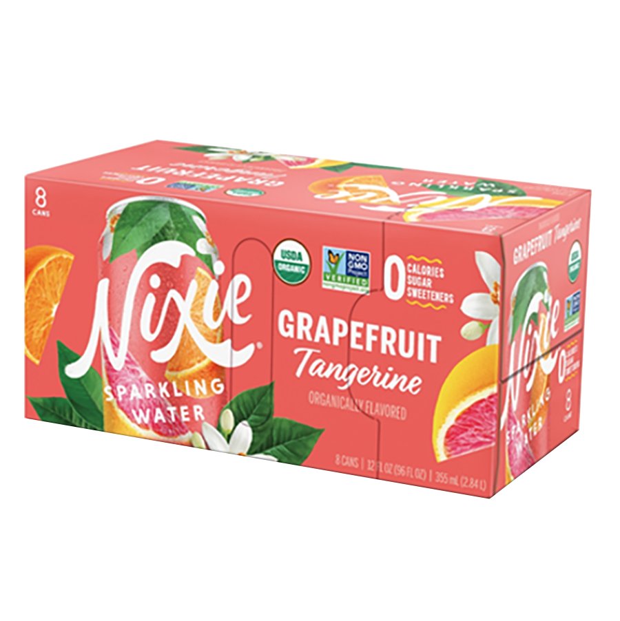 Nixie Grapefruit Tangerine Sparkling Water 12 oz Cans, 8 pk | Central ...