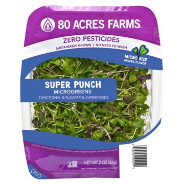 80 Acres Farms Super-Punch Microgreens, 2 oz