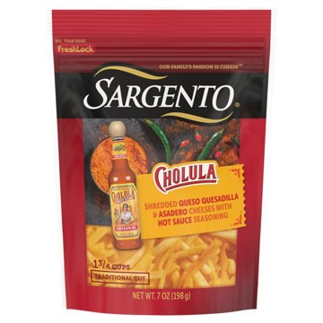 Sargento Cholula Shredded Queso Quesadilla & Asadero