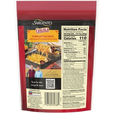 Sargento Cholula Shredded Queso Quesadilla & Asadero