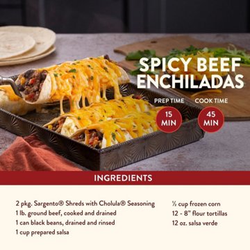 Sargento Cholula Shredded Queso Quesadilla & Asadero