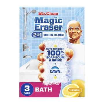 Mr. Clean Magic Eraser Bath Lemon Foamy, 3 ct