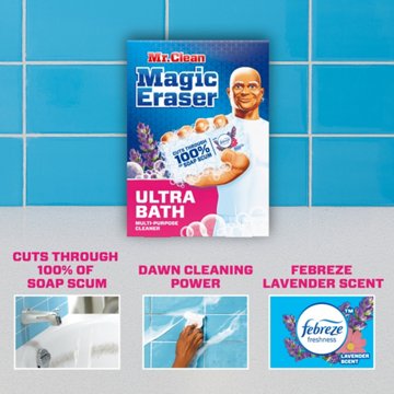 Mr. Clean Magic Eraser Bath Lemon Foamy, 3 ct