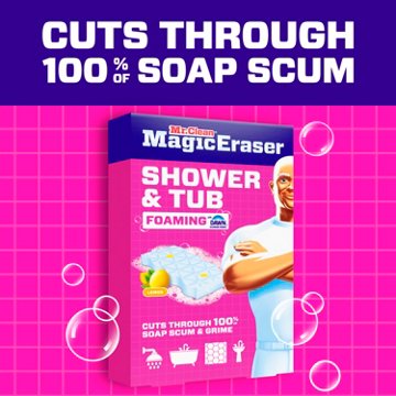 Mr. Clean Magic Eraser Shower & Tub Foaming Sponge with Dawn - Lemon Scent