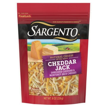 Sargento Off The Block Cheddar & Monterey Jack Shredded
