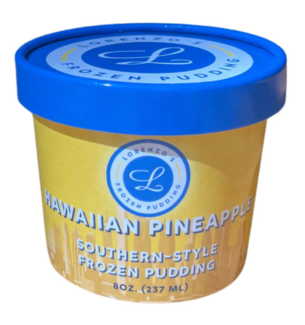 Lorenzo's Southern Style Frozen Pudding - Hawaiian Pineapple, 8 oz ...