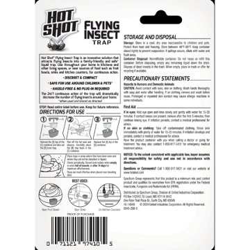 Hot Shot Flying Insect Trap, 2 pk