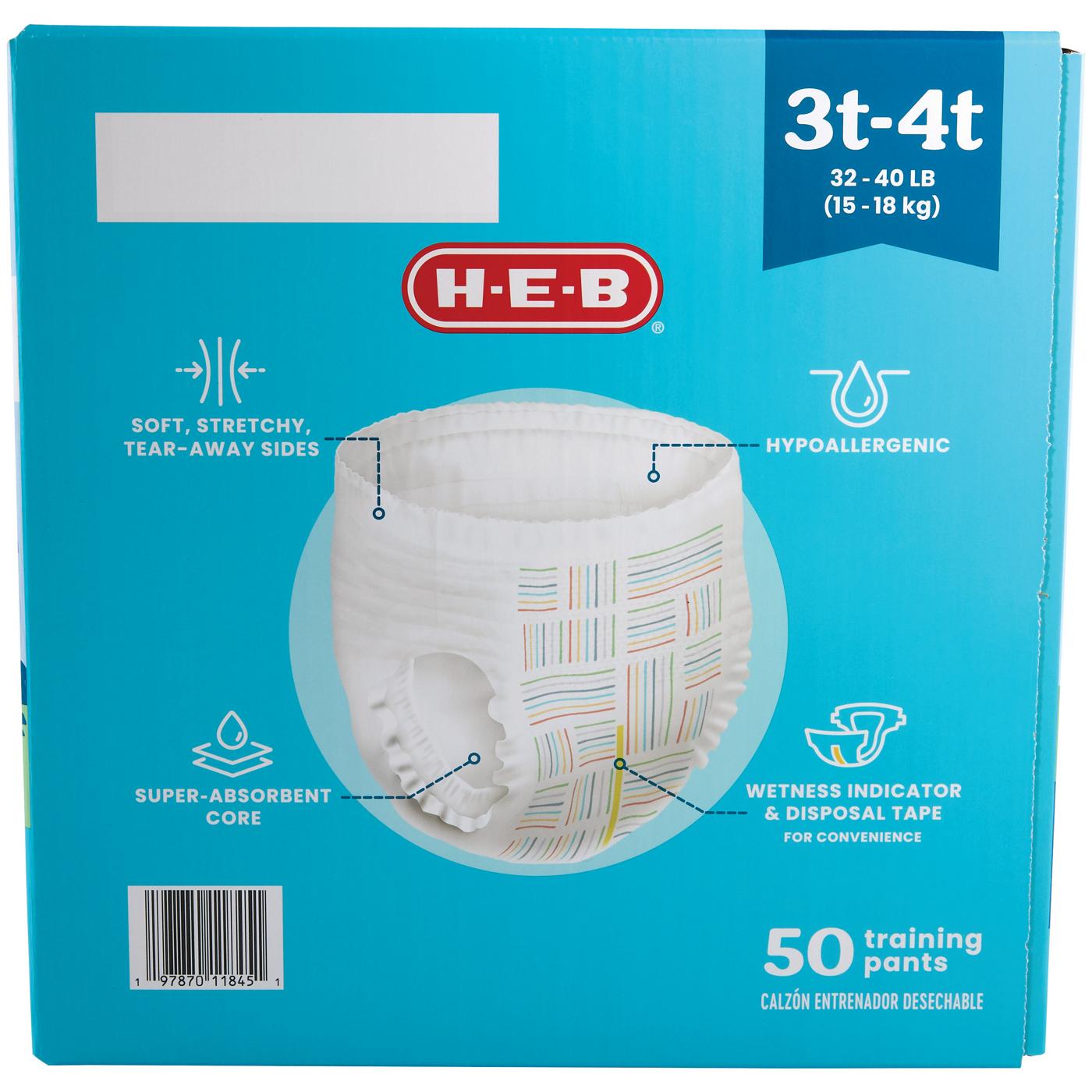 H-E-B Training Pants for Boys, 3T - 4T (32-40 lb); image 2 of 2