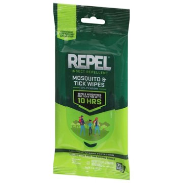 Repel Repel Mosquito & Tick Wipes