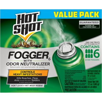 Hot Shot Fogger with Odor Neutralizer, 6 pk, 12 oz