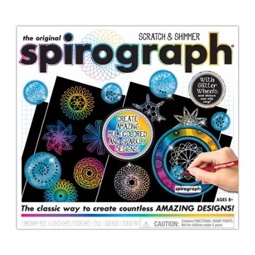 PlayMonster Spirograph Scratch & Shimmer Set