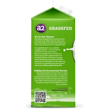 a2 Milk Grass Fed Whole Milk, 59 oz