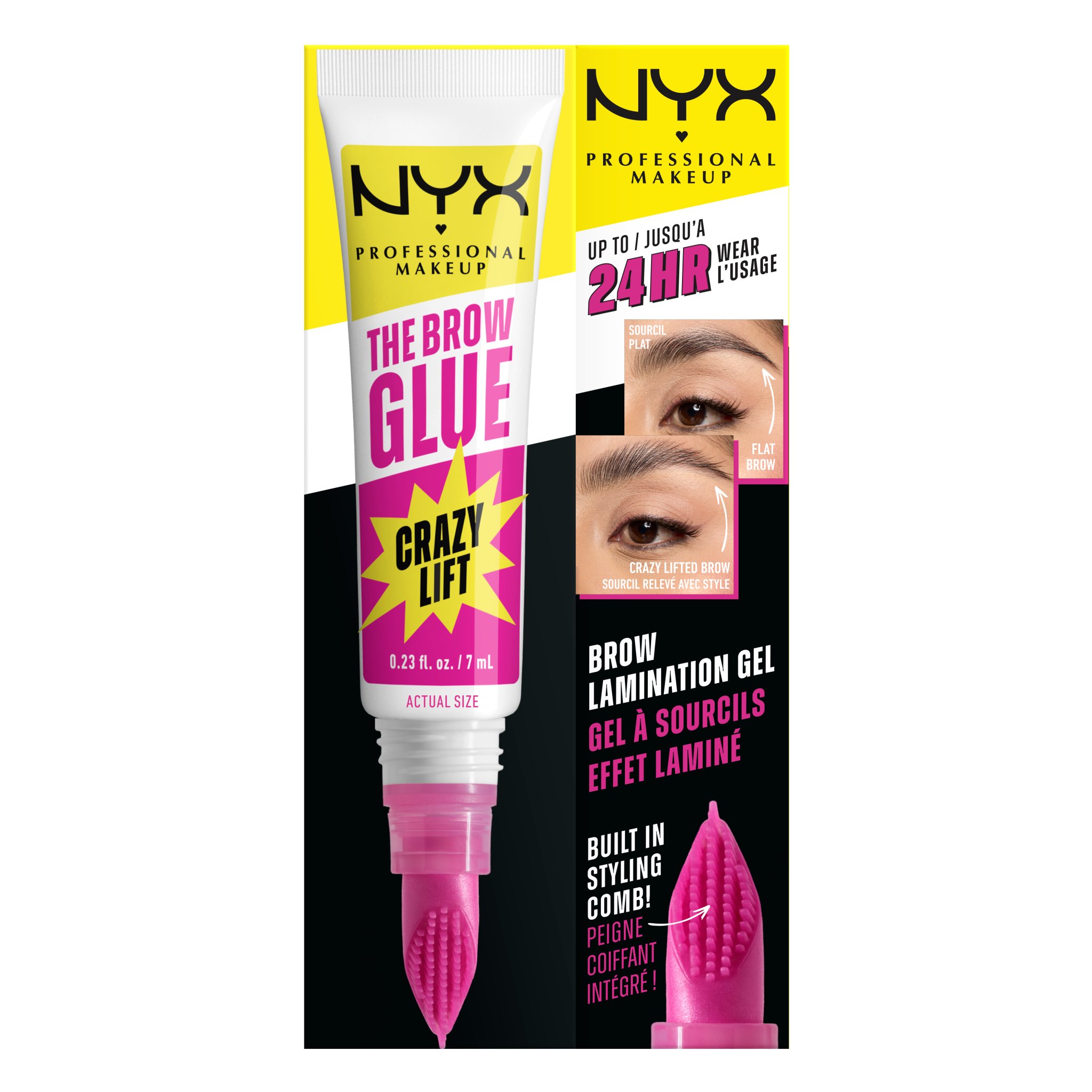 クリアージュ　アイリフト　Neo NYX The Brow Glue Crazy Lift - Shop Brow pencils & powder at H-E-B