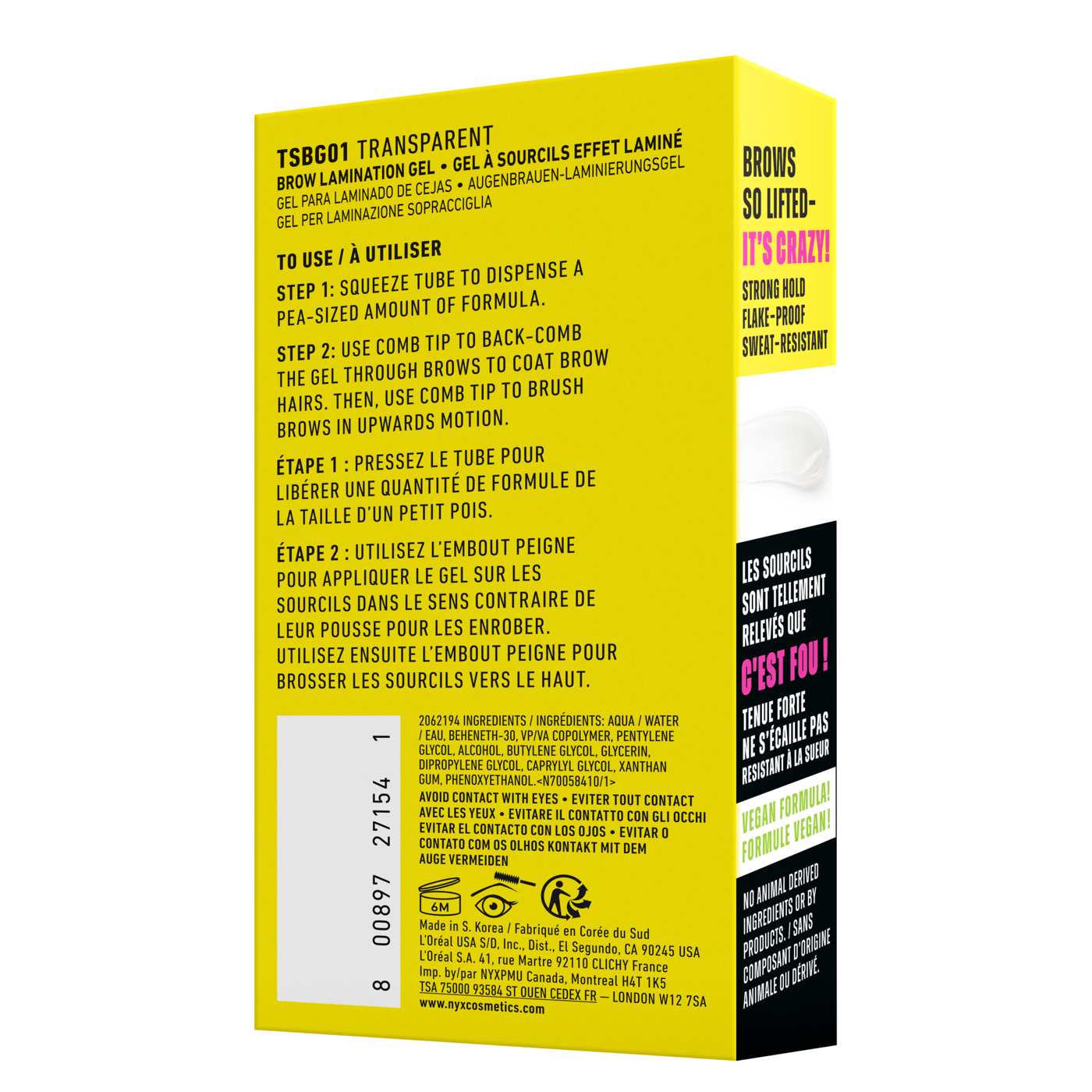 NYX The Brow Glue Crazy Lift; image 3 of 7