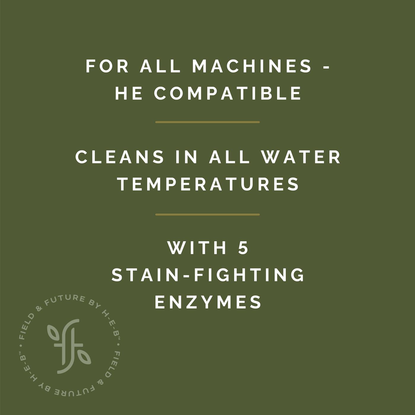 Field & Future by H-E-B Laundry Detergent Pacs - Fragrance Free; image 6 of 7