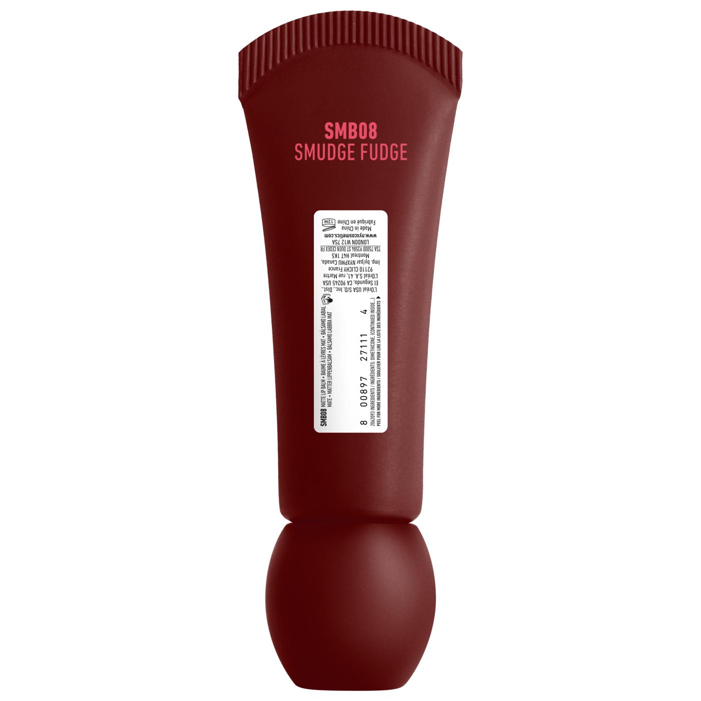 NYX Smushy Matte Lip Balm - Smudge Fudge; image 4 of 4