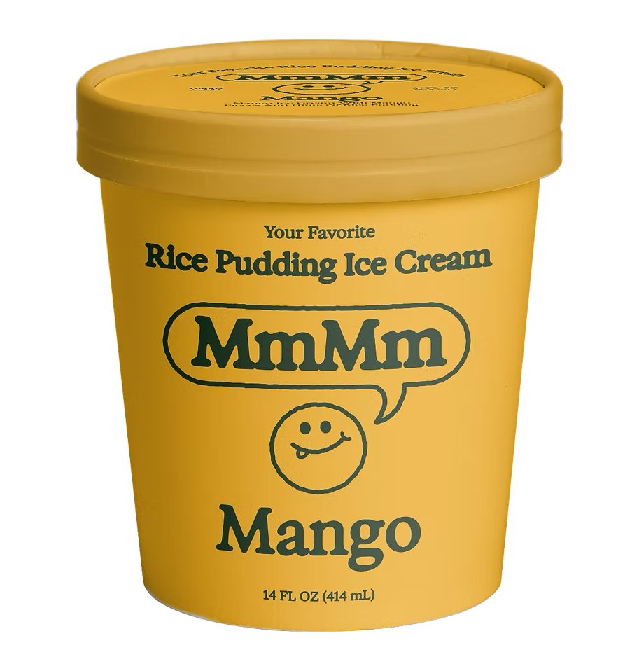 MmMm Mango Rice Pudding Ice Cream, 14 oz | Central Market - Really