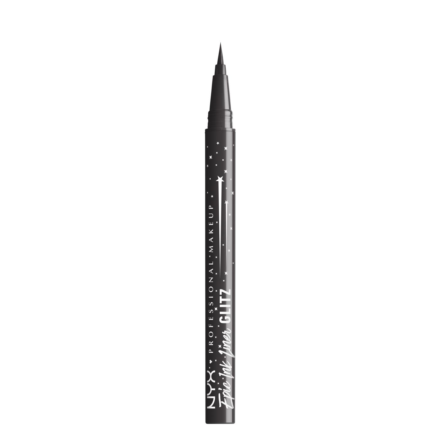 NYX Epic Ink Glitz Liquid Eyeliner - Graphite Glitz; image 2 of 4