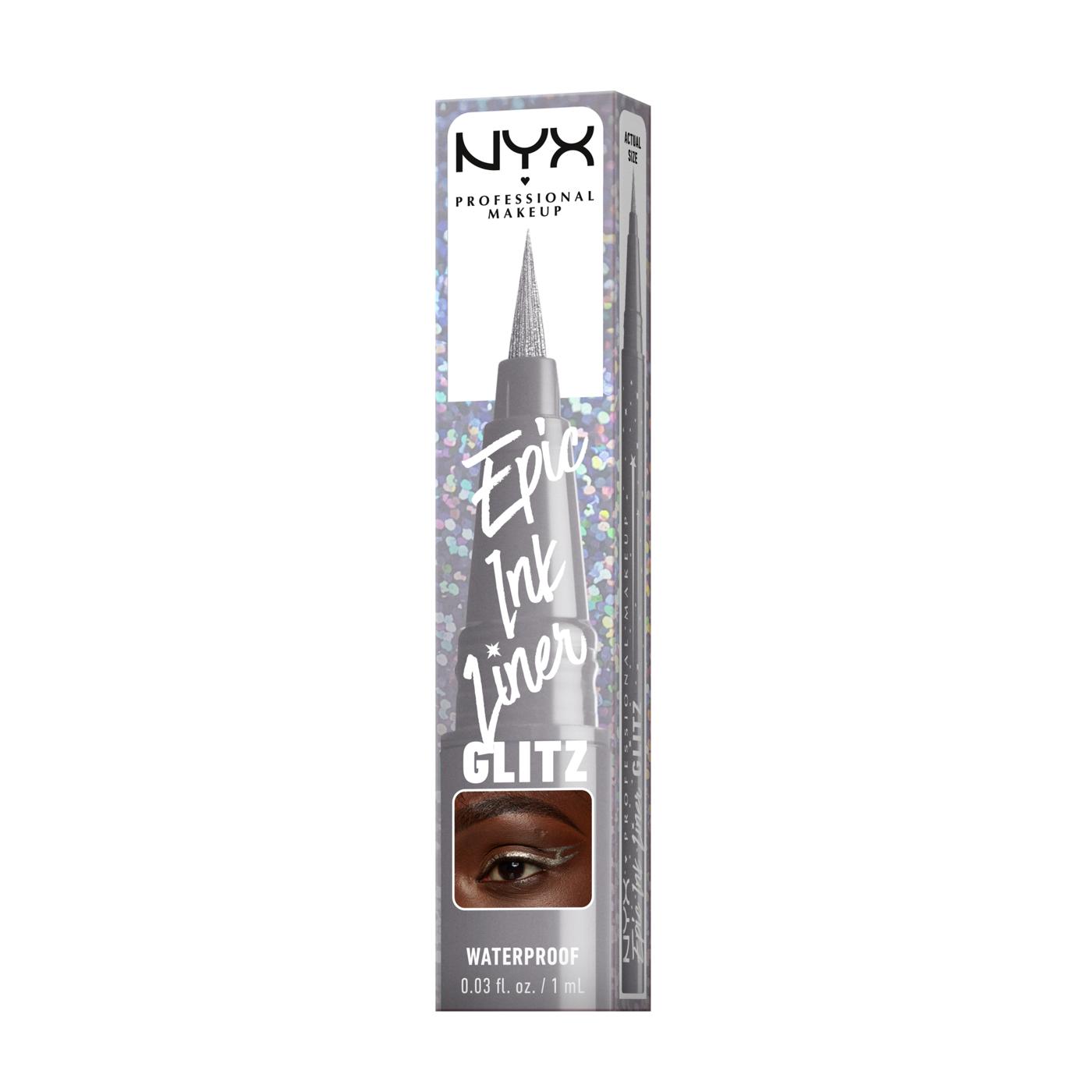 NYX Epic Ink Glitz Liquid Eyeliner - Flashy Flare; image 1 of 4