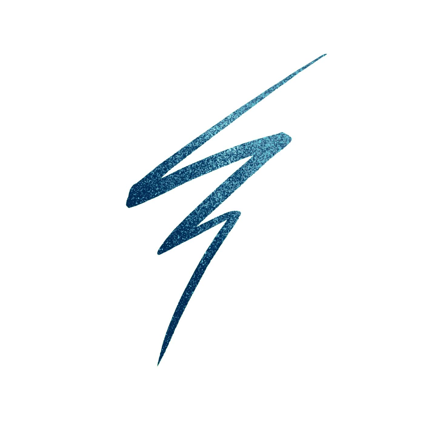 NYX Epic Ink Glitz Liquid Eyeliner - Denim Dazzle; image 3 of 4