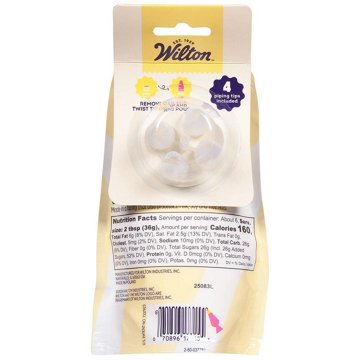 Wilton White Decorating Icing Pouch with Tips