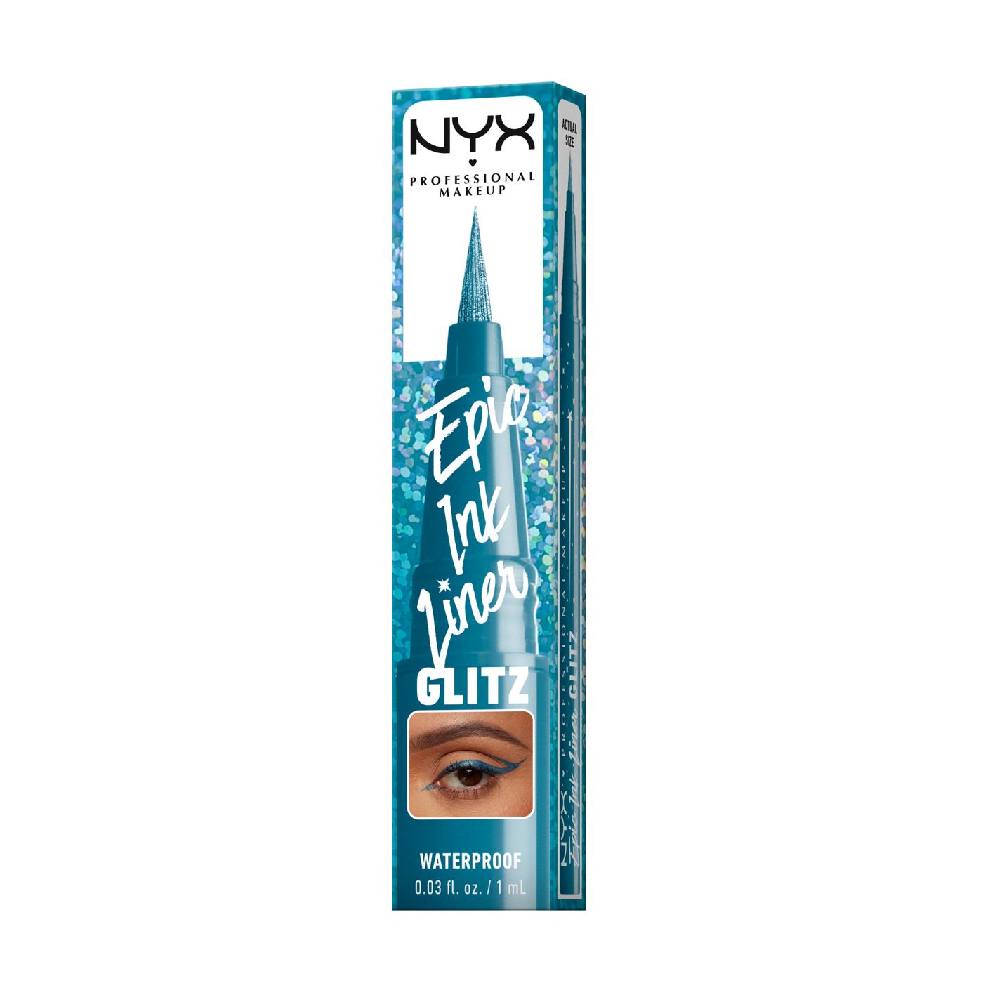 NYX Epic Ink Glitz Liquid Eyeliner - Tapered Twinkle; image 1 of 4