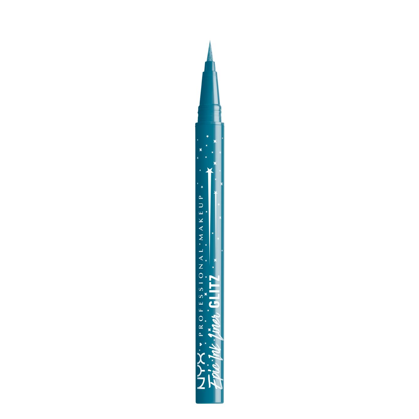 NYX Epic Ink Glitz Liquid Eyeliner - Tapered Twinkle; image 2 of 4