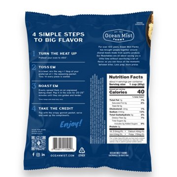 Ocean Mist Farms Roastables - Parmesan & Black Pepper Cauliflower Florets, 12.8 oz