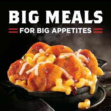 Banquet MEGA Bowls Mike's Hot Honey Chicken Mac 'n Cheese Frozen Meal