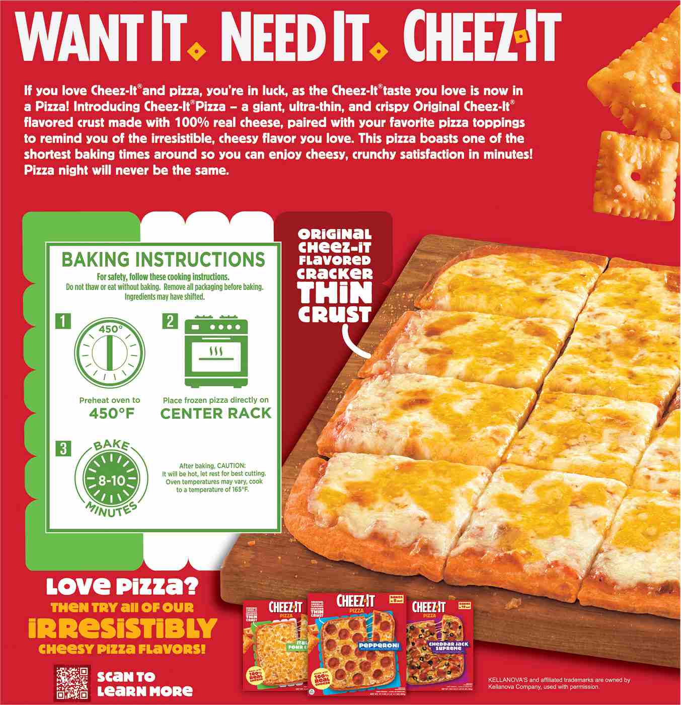 Cheez-It Pizza - Italian Four Cheese; image 2 of 2