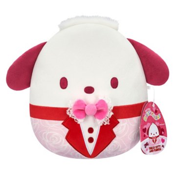 Squishmallows Hello Kitty & Friends Pochacco Plush Toy, 8"