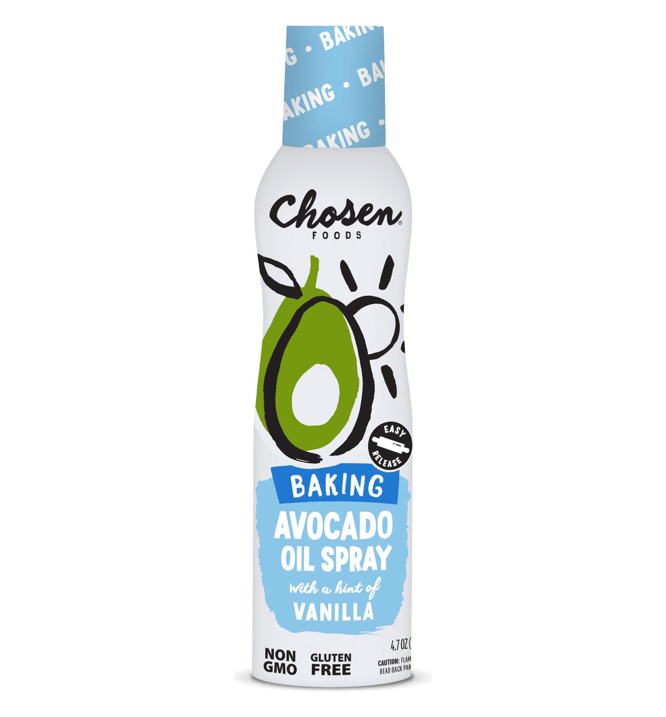 Chosen Foods Baking Avocado Oil Spray with a Hint of Vanilla; image 1 of 3