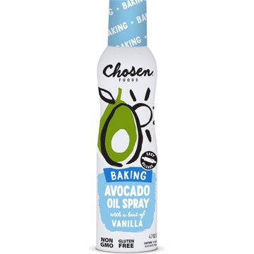 Chosen Foods Baking Avocado Oil Spray with a Hint of Vanilla, 4.7 oz