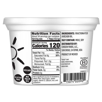 Chosen Foods Avocado Oil Shortening, 16 oz